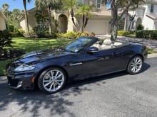 XKR washed and ready to go…