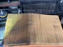 Real dirty air filter. 