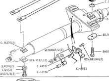 Which I think are these items in the parts book below the steering column - C44553 etc