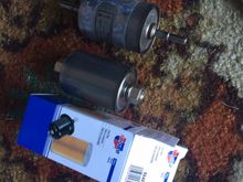 07 XK fuel filter and the supposed replacement and box