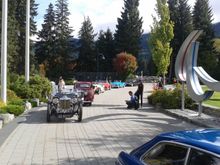 Arriving at Whistler