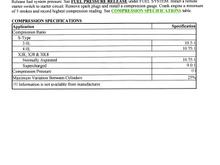 Here is the information on compression check results.
