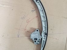 New tensioner and blade. Plunger action is close to 90 degrees from the blade pivot so very little sliding at the contact point.