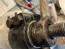 Pin is below the surface on this side.