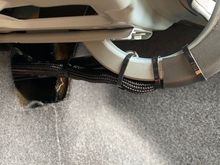 Extended the woven cable sleeve up the hinge as far as the trunk/boot lid...that was probably unnecessary.