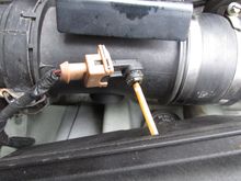 Detached coolant level sensor.