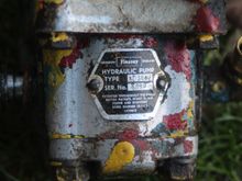 This is the make and model of the Hydraulic Pump