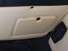Knee Pad on the Passenger Side of my 1989 underneath which are the Fuses for the Brakes