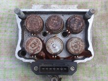 Rusty Valves in the Valve Block of a Brake Master Cylinder Actuator of an XJS