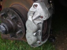 In order to take the Old Caliper off, I had to disconnect the Steering Arm