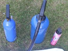 Paranoid or What! just to make sure She didn't Catch Fire I packed some Fire Extinguishers just in case