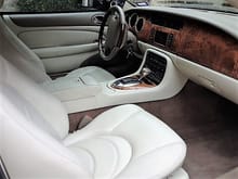 2005 Jaguar XKR Coupe with Ivory Interior