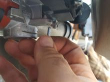 Here is where the threaded rod goes