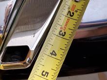 Original is about 5" deep