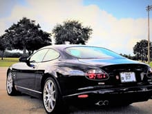       2005 Jaguar XKR Coupe  -  Onyx/Ivory
                20" BBS "Monreal" Wheels  - 
           "Victory Edition"  LED Tail-Lights