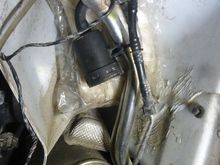 DMTL Filter in place and stainless steel pipes