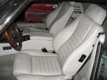 Newly recovered leather seats will also be going into JagZilla after they are dyed the proper shade of tan.