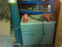 Ye Olde Mig Welder....going to be pressed back into use shortly....hopefully won't need that red tool on top....