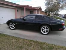 DannyS JagX with new shoes form Coventry - The Hornets (18" dressed in Michelin Pilots;)