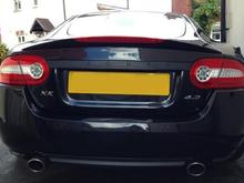 Mod lights and removed Chrome trunk bar for Black Matt