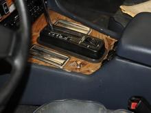 center dash with silly push button start. I will be changing all the electronics back to origional.