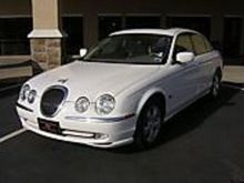 2002 Jaguar S Type, 3.0 (V6) 240hp, white