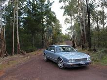 Bush-bashing in the Jag...