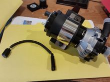 Completed pigtail and Bosch pump mounted to bracket