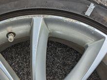 note road rash above and to right of air valve