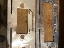 Notice the melt holes