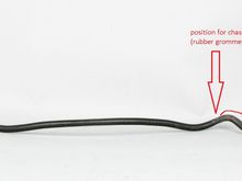 picture of the water drain hose from the gas nozzle