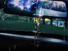 Rear and front split screen cameras. Screen is the mirror itself. Swipe once front view swipe again rear view swipe again get split screen.