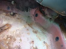 studs upper left under rear seat