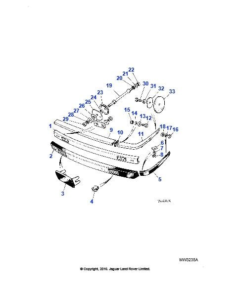 Exterior Body Parts - wanted Fog lamp aperture filler - Used - 1976 to 1990 Jaguar XJS - Croydon SM6, United Kingdom