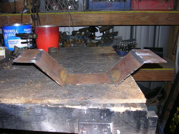 Start of the trans crossmember.