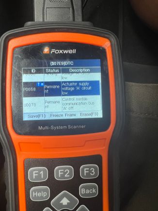 This is the error message that comes up across the PCM, TCM ABS module