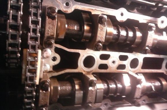 turning the crankshaft clockwise by hand until i can lock them down