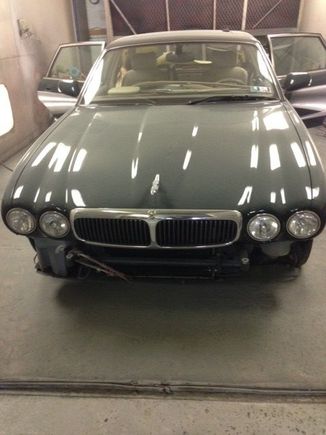 Lots of dust.  Body shops are not the cleanest places.