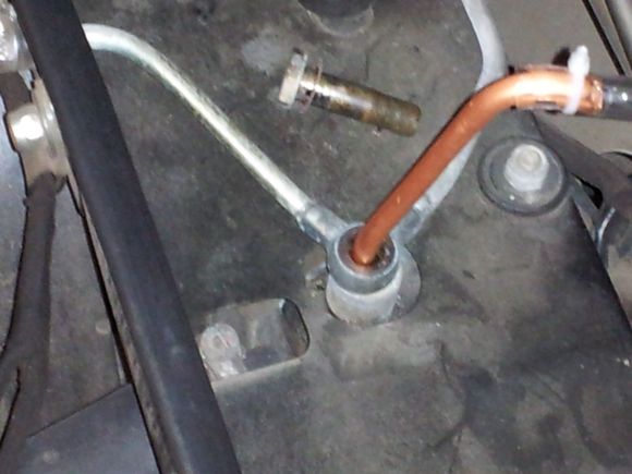 Pumping the coolant out of the radiator