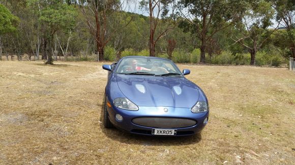 Proud owner of this ultraviolet blue 2005 xkr
