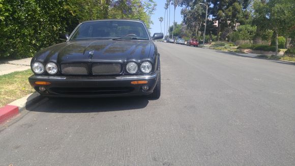 Asteroids on 1.25 in spacers to clear the brembos from a xjr100