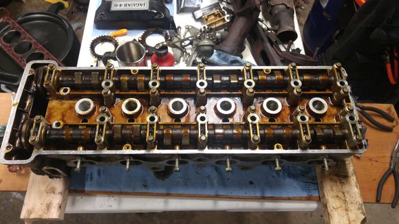 Yes, at this point the "staging table" was looking more like a "parts pile."