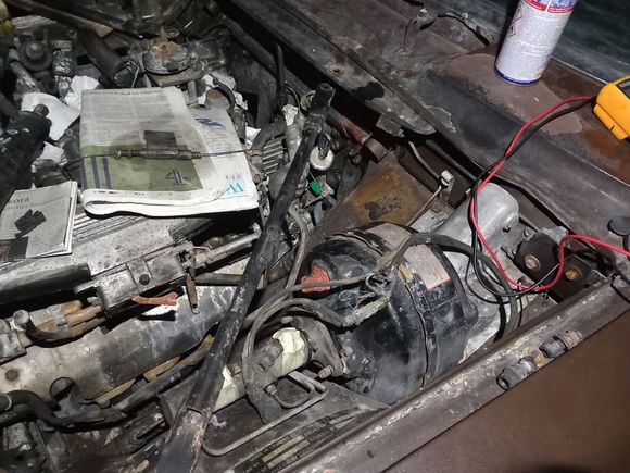 Left side of firewall, this is a LHD car.