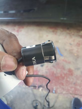 1st camera was good.. but was a cubic shape. Would be difficult to cut a square hole. I remembered I ordered a brand new Natika AHD camera a while back..and used it instead. 

The housing needed to be trimmed some. This camera had a metal housing, which made it a PITA.