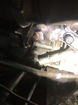 Another photo through tire well 