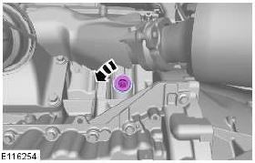 under the motor