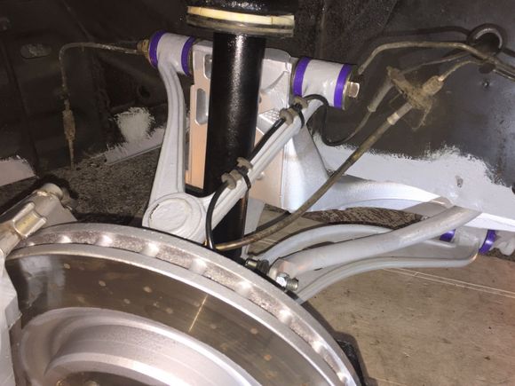 Finished front suspension