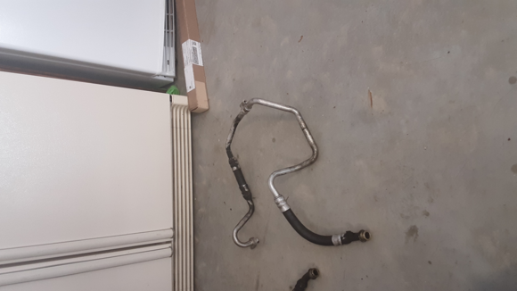 OEM right side line complete ( 2 pieces)