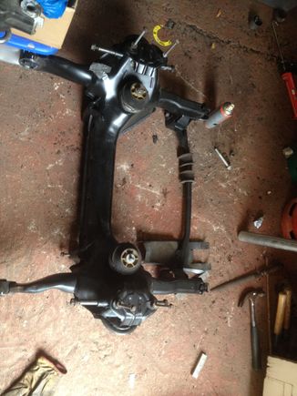 Working on my own so easier to rebuild on the car 