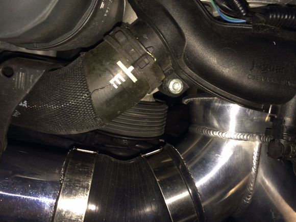 Plenty of room for the supercharger snout.